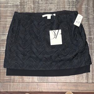 NWT Diane Von Furstenberg Size 4 Mini Lace Skirt